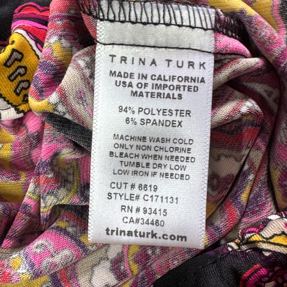 Trina Turk Paisley Halter Top size S - Picture 6 of 9